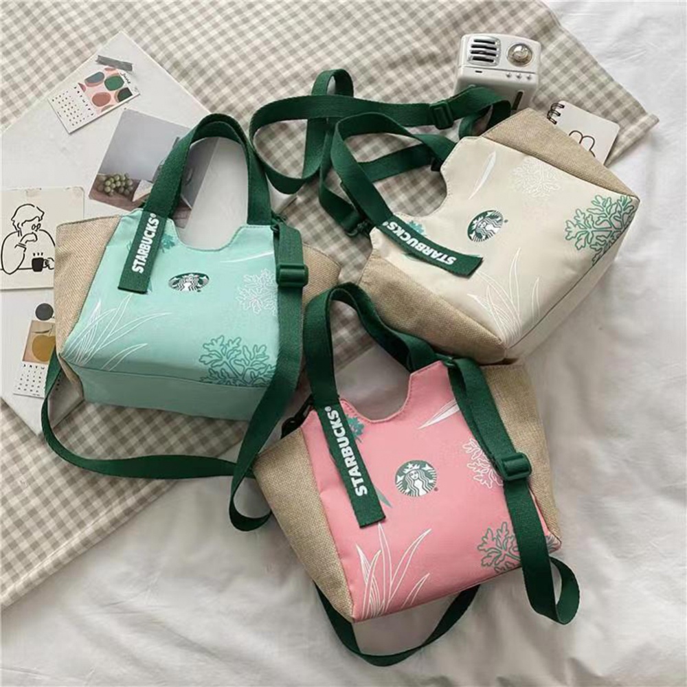 Túi Tote Vải Oxford Đựng Đồ Đi Mua Sắm / Dã Ngoại Tiện Lợi