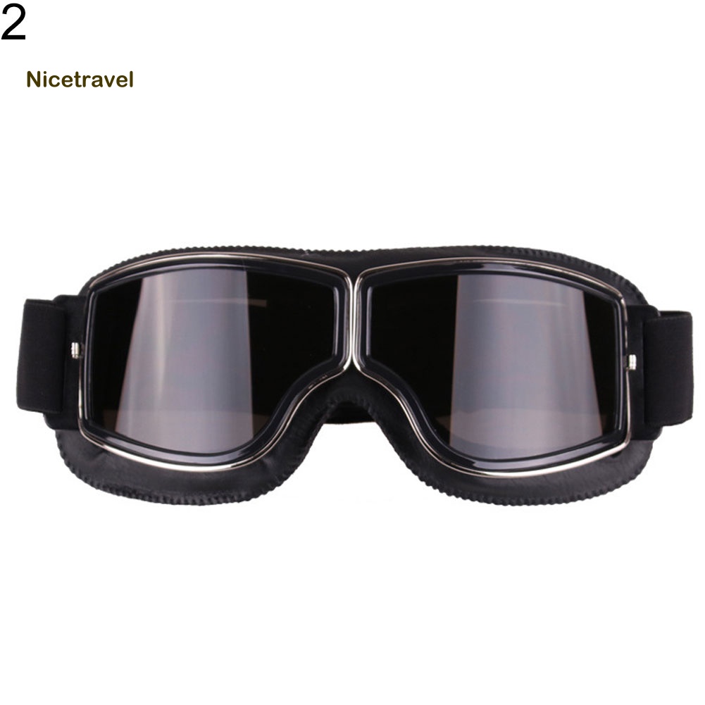 Kính Gắn Mũ Bảo Hiểm Chắn Gió Phong Cách Vintage