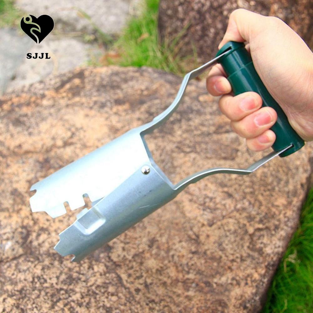 1 Dụng Cụ Đào Lỗ Trồng Cây Bằng Kim Loại Cầm Tay