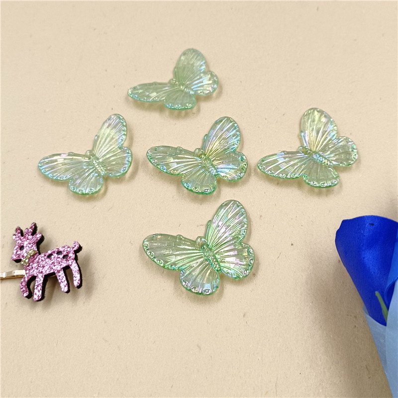 Set 5 Hạt Xâu Chuỗi Làm Trang Sức Hình Bướm 40 * 30mm