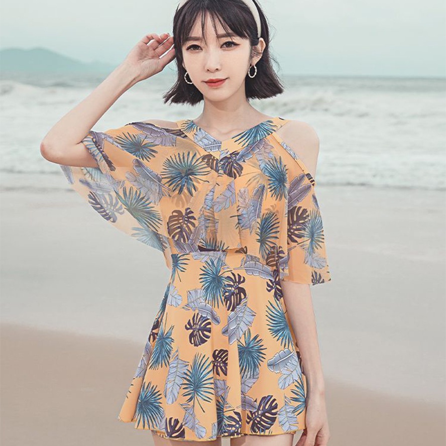 Đồ Bơi Một Mảnh Dáng Ôm Che Bụng Thời Trang Đi Biển Cho Nữ Cons