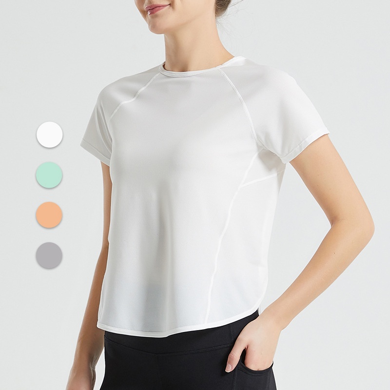 Áo Thun Thể Thao Tay Ngắn Siêu Nhẹ Chất Liệu Khô Thoáng Nhanh Thời Trang Cho Nữ