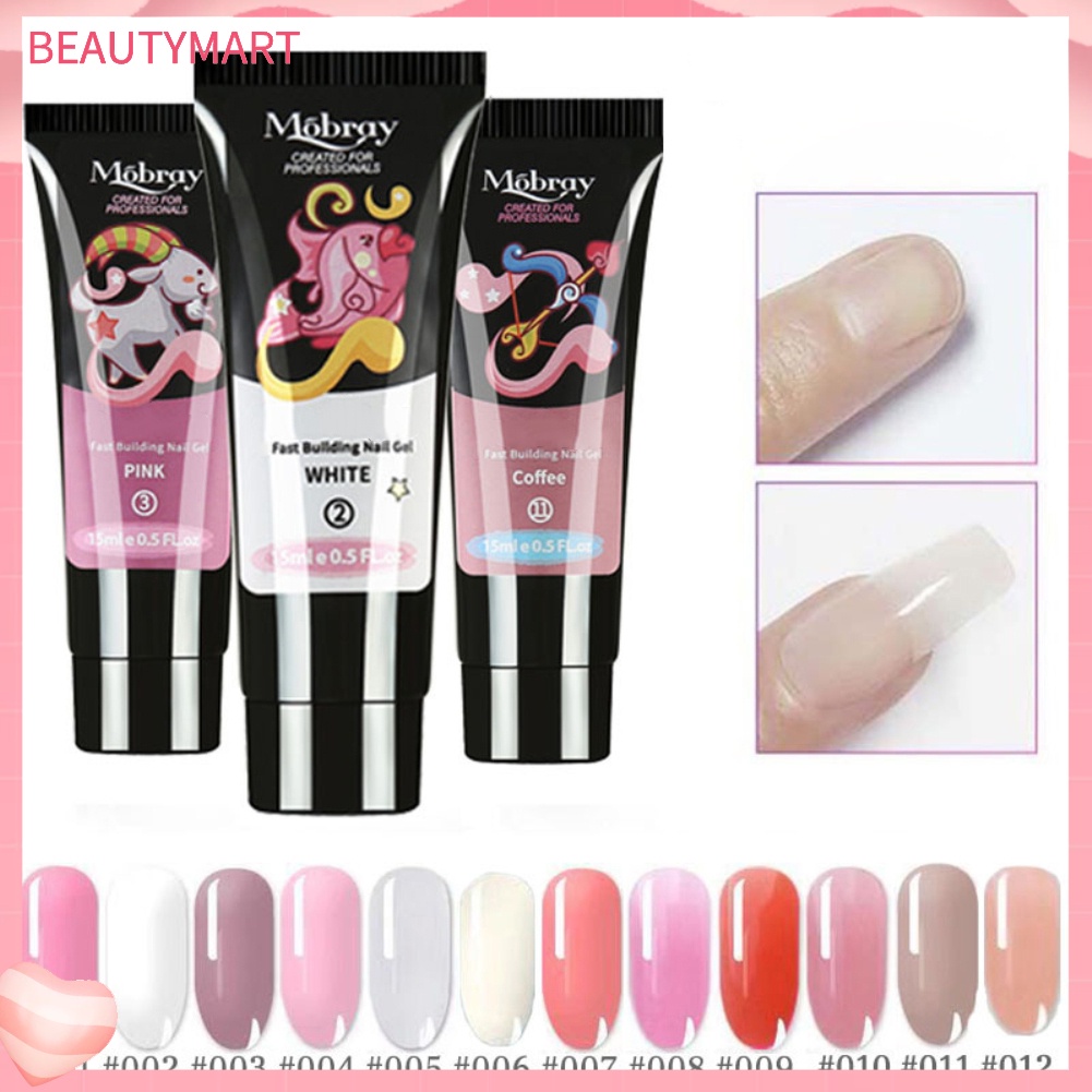 Gel Nối Dài Móng Tay UV LED Nhanh Khô Lâu Trôi 15ml