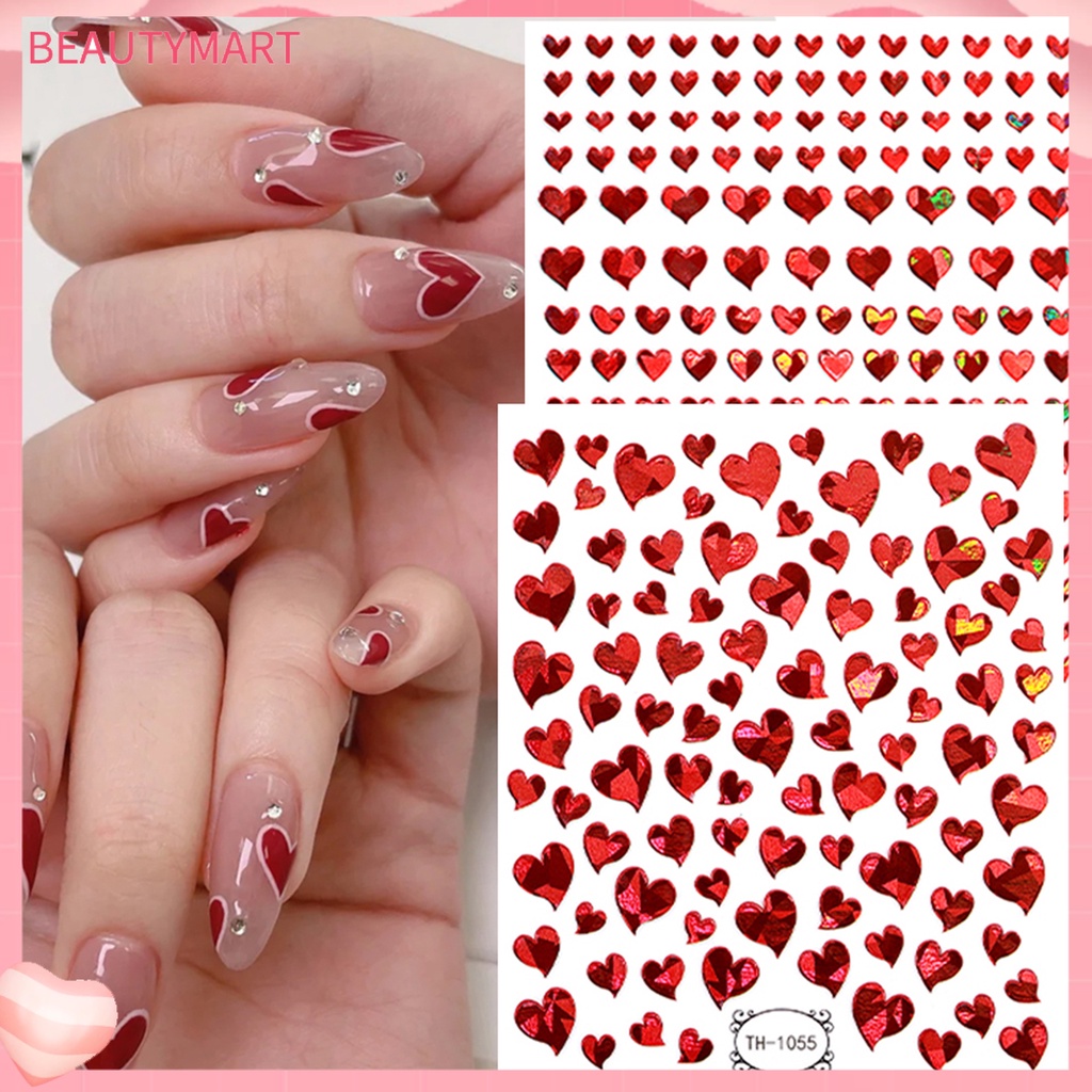 Miếng Dán Móng Tay Tự Dính Không Phai Màu Không Rơi Có Thể Tháo Rời Dễ Thương