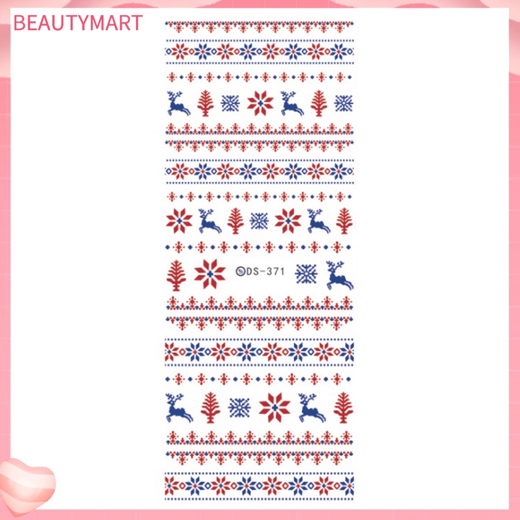 1 Tờ Sticker DS371 DS372 Chống Thấm Nước Thân Thiện Với Môi Trường Dùng Trang Trí Móng Nghệ Thuật