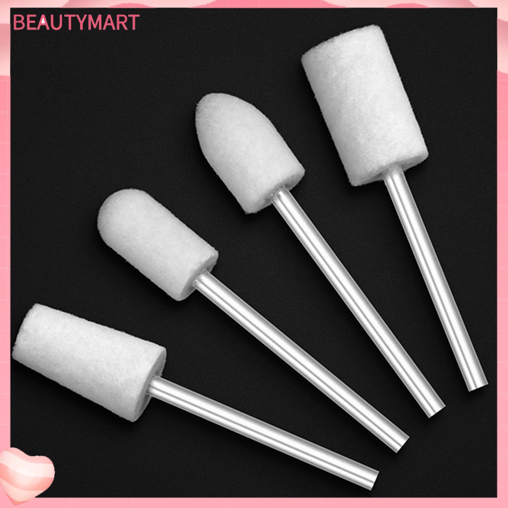 Bộ 12 Mũi Khoan Mài Móng Tay Chống Trầy Màu Trắng Dùng Tại Nhà