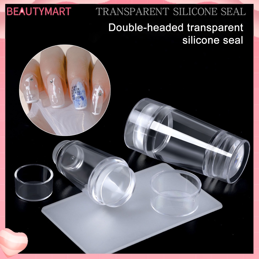 Dụng Cụ Dặm Sơn Móng Tay Hai Đầu Không Biến Dạng Trong Suốt