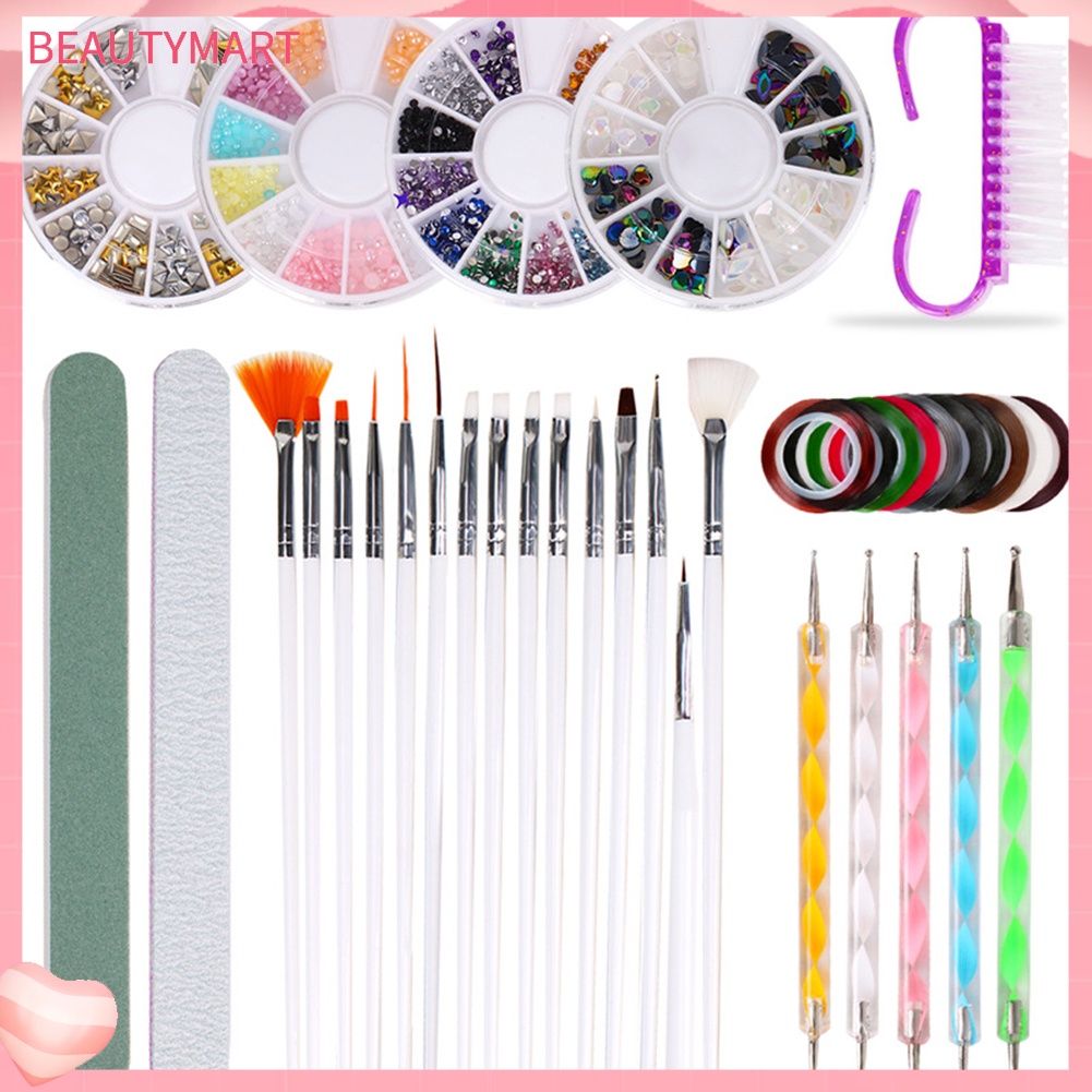 Bộ Dụng Cụ Bút Dây Đính Đá Trang Trí Móng Tay Nghệ Thuật