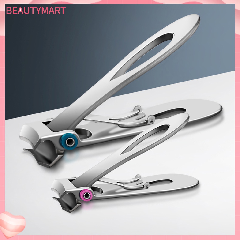 [beautymart] Dụng Cụ Cắt Móng Tay Màu Trơn Thiết Kế Đơn Giản Nặng Cho Người Lớn