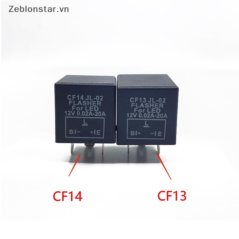 Rơ Le CF13 CF14 JL-02 3 Pin Chuyên Dụng Dành Cho Đèn LED Xe Hơi