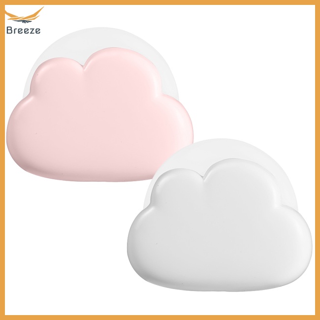 Bộ 2 Đèn Ngủ Led 4 Chế Độ Sạc Usb Hình Đám Mây Dễ Thương Bằng Silicone