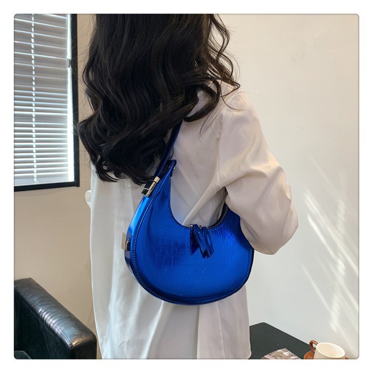 Túi Xách JASMIN NOIR Đeo Vai Họa Tiết Da Cá Sấu Thời Trang Hàn Quốc Cho Nữ