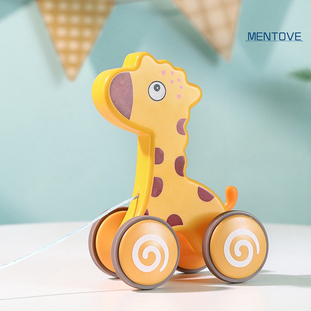 Đồ Chơi Xe Kéo Dây Thừng In Hoạt Hình Dễ Thương Cho Bé