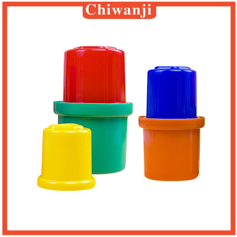 Bộ Đồ Chơi Cốc Xếp Chồng Lên Nhau 5 Tầng Nhiều Màu Sắc Giáo Dục Cho Bé