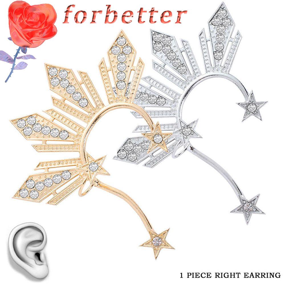 1 Chiếc Khuyên Vành Tai Lớn Đáng Yêu|Bông Tai Trang Sức Không Cần Xỏ Lỗ