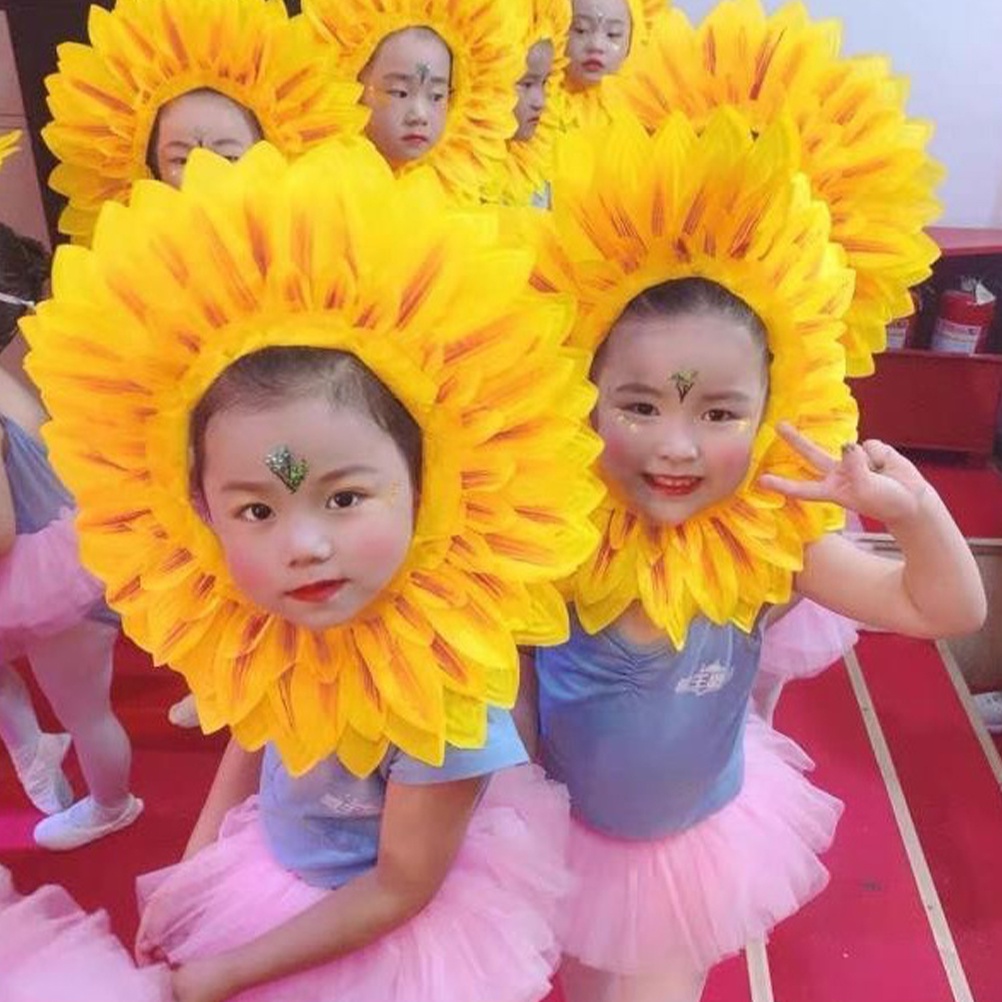 Cài Tóc Hình Hoa Hướng Dương Ngộ Nghĩnh Cho Bé