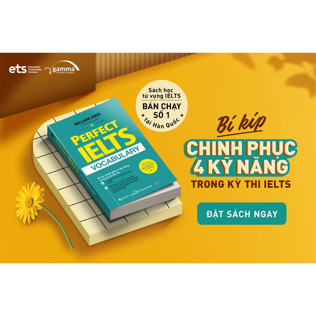 Sách - Perfect Ielts Vocabulary - Bí Kiếp Chinh Phục 4 Kỹ Năng Trong Kỳ Thi IELTS