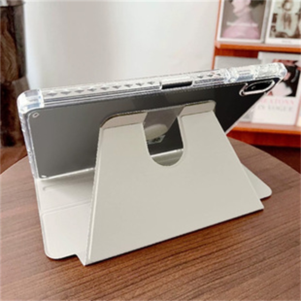 Ốp Máy Tính Bảng Cứng Kèm Ngăn Đựng Bút Chì Xoay 360 Độ Cho Ipad 7 8 9 10 Pro 11 10.5 A1701 A1709 Air 1 2 3 4 5