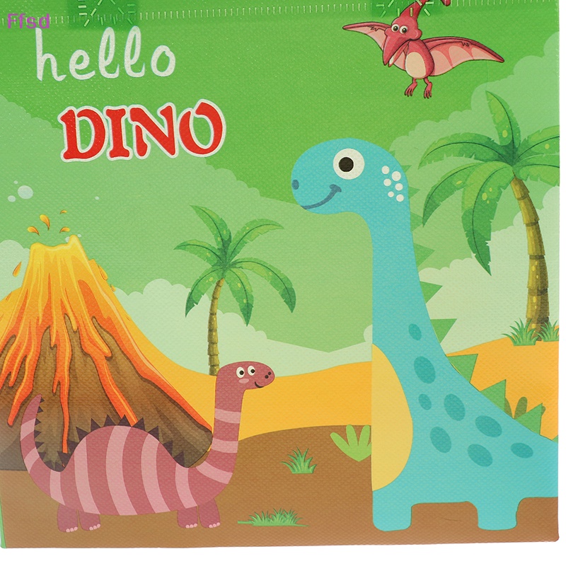 {Ffsd} Set 8 Túi Quà Khủng Long Có Tay Cầm Trang Trí Tiệc Sinh Nhật Bé Trai * Bán Chạy