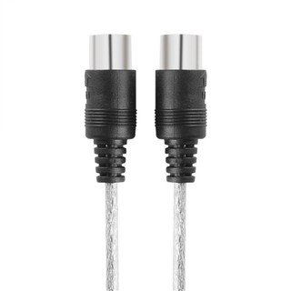USB IN OUT MIDI Interface Cable Converter PC to Music Keyboard Adapter Cord