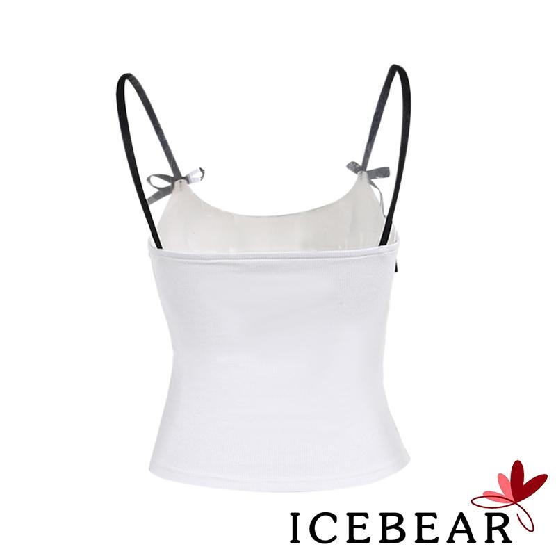 Áo Hai Dây Mùa Hè Màu Sắc Tương Phản Thời Trang Cho Nữ