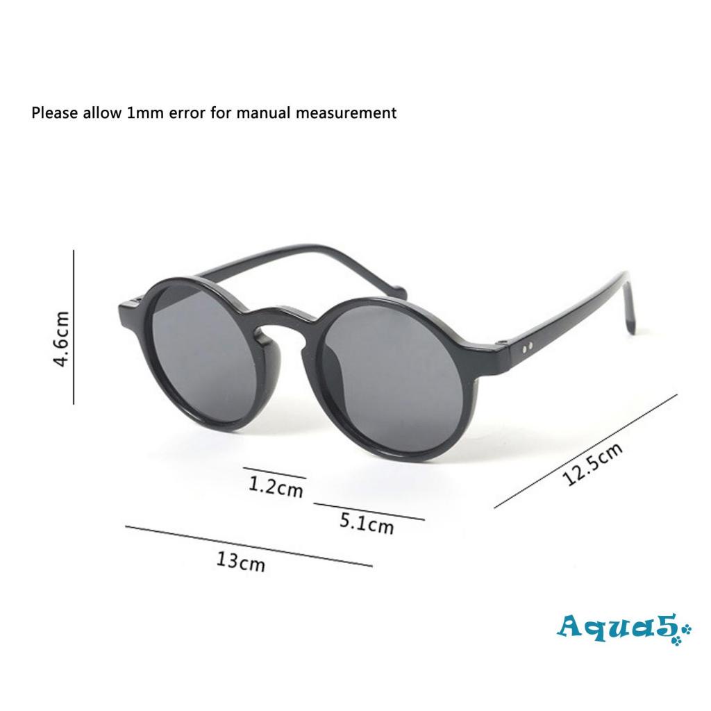 Kính Mát Tròn Chống Tia UV Thời Trang Mùa Hè Cho Bé