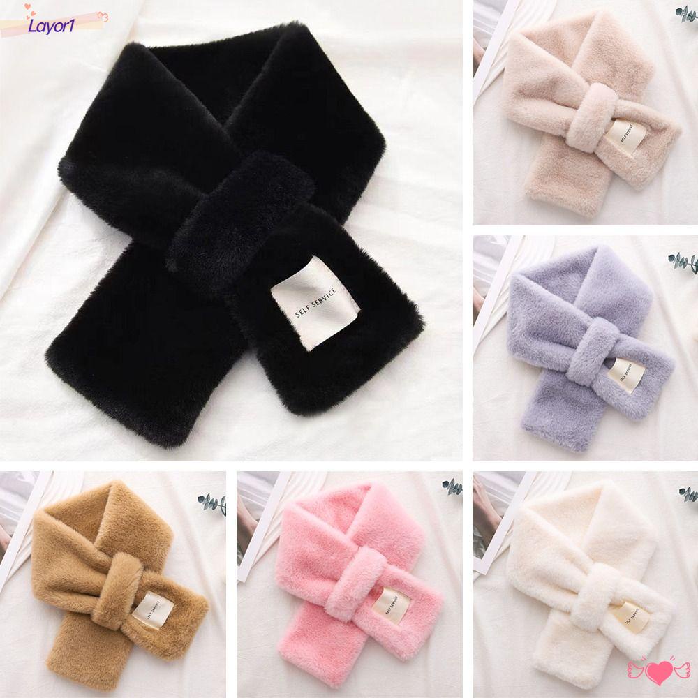 Khăn Choàng Cổ Bằng Lông Thỏ Nhân Tạo 1 Kiểu Sang Trọng