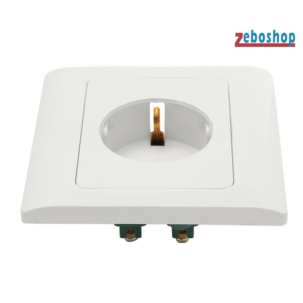 Ổ Cắm Điện Gắn Tường Chuẩn EU 250V 16A 1 Tiện Dụng