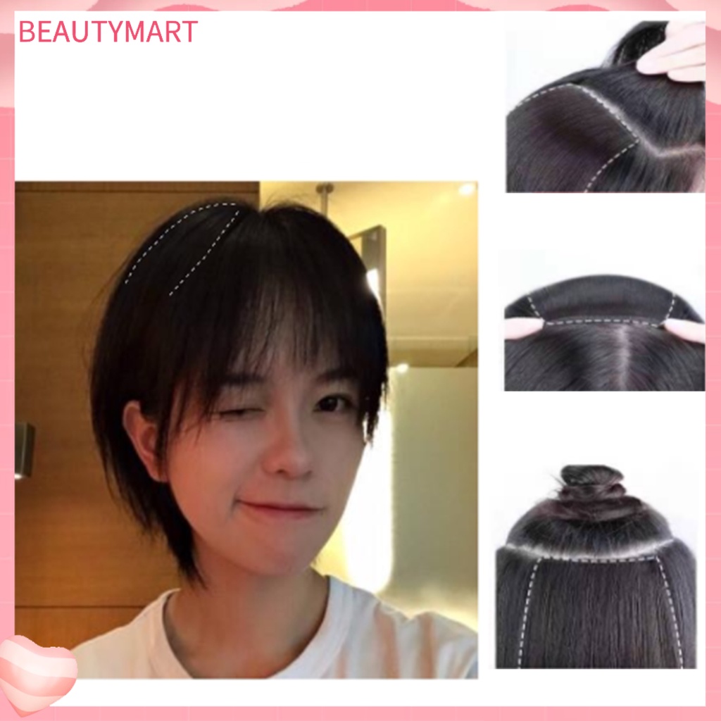 Tóc Giả Có Đệm Phồng Dày Dặn Mượt Mà Dành Cho Nữ