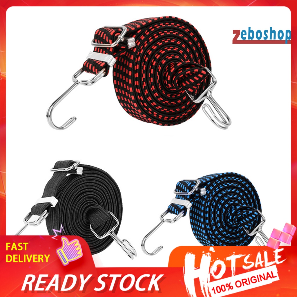 Dây Buộc Hành Lý Co Giãn Có Móc Kim Loại Chống Gỉ Có Thể Điều Chỉnh