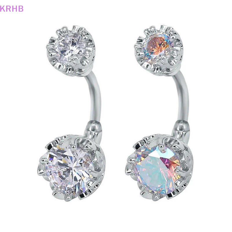 Khuyên Rốn Dáng Dài Đính Đá Zircon Thời Trang Đi Biển Cho Nữ Mới