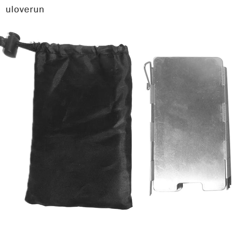 Uloverun Bộ Bếp Nấu Ăn Cắm Trại Ngoài Trời Có Kính Chắn Gió Và 9 Ghim mini vn