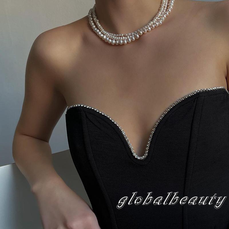 Áo Ống Cổ Chữ V Khoét Sâu Gợi Cảm Cho Nữ