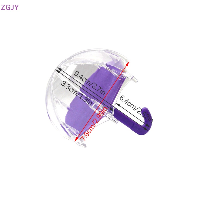 Hộp Đựng Kẹo Bằng Nhựa Hình Cây Dù Mini Trang Trí Tiệc Cưới / Sinh Nhật Mới