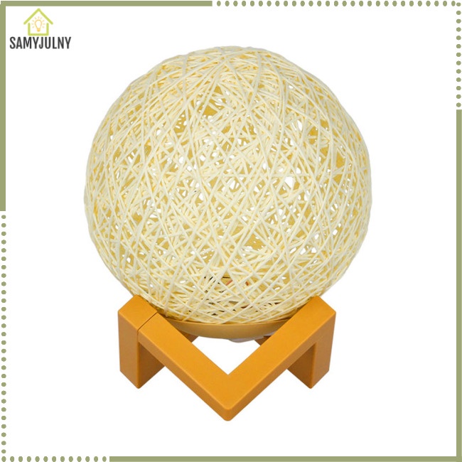 Đèn Ngủ Led Hình Mặt Trăng 3d Kèm Giá Đỡ Trang Trí Nội Thất