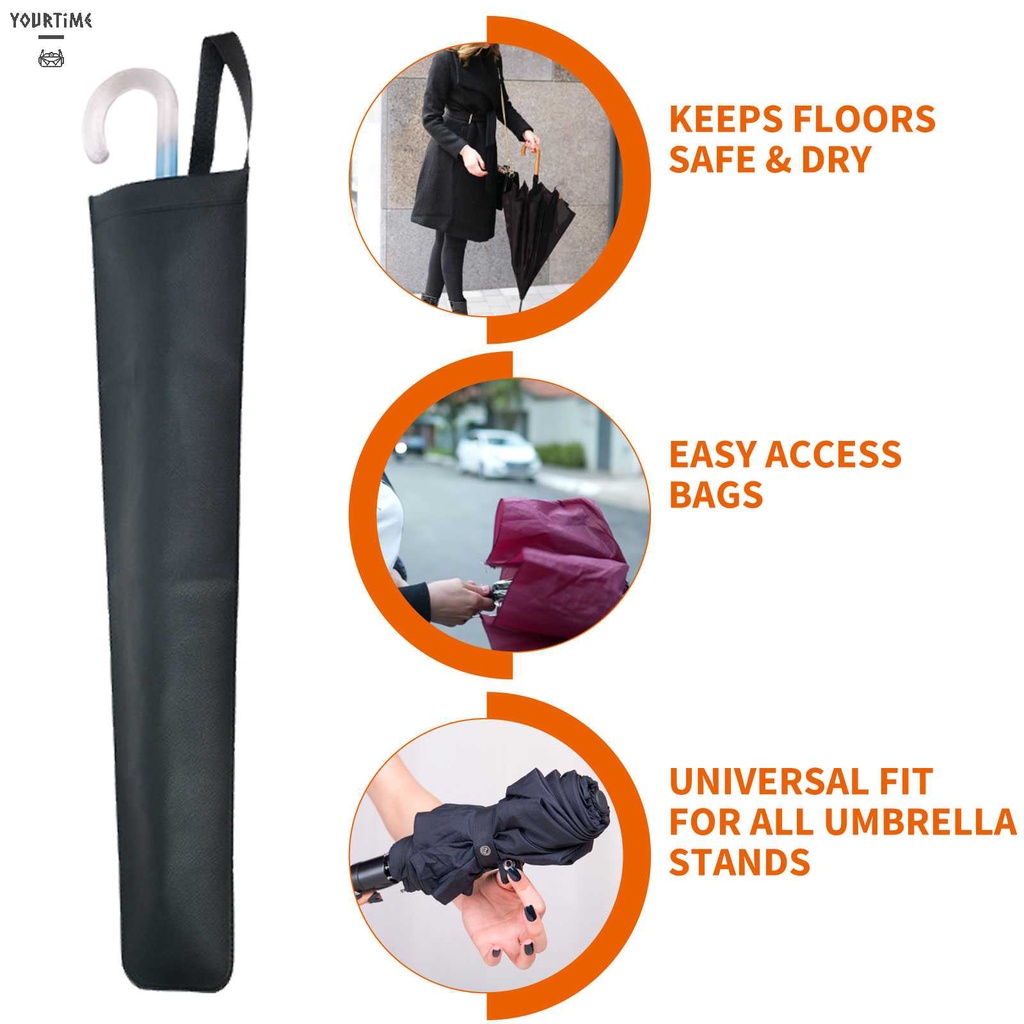 Vỏ Bọc Dù Bằng Da Giả Chống Thấm Nước Có Thể Gấp Lại Với Tay Cầm