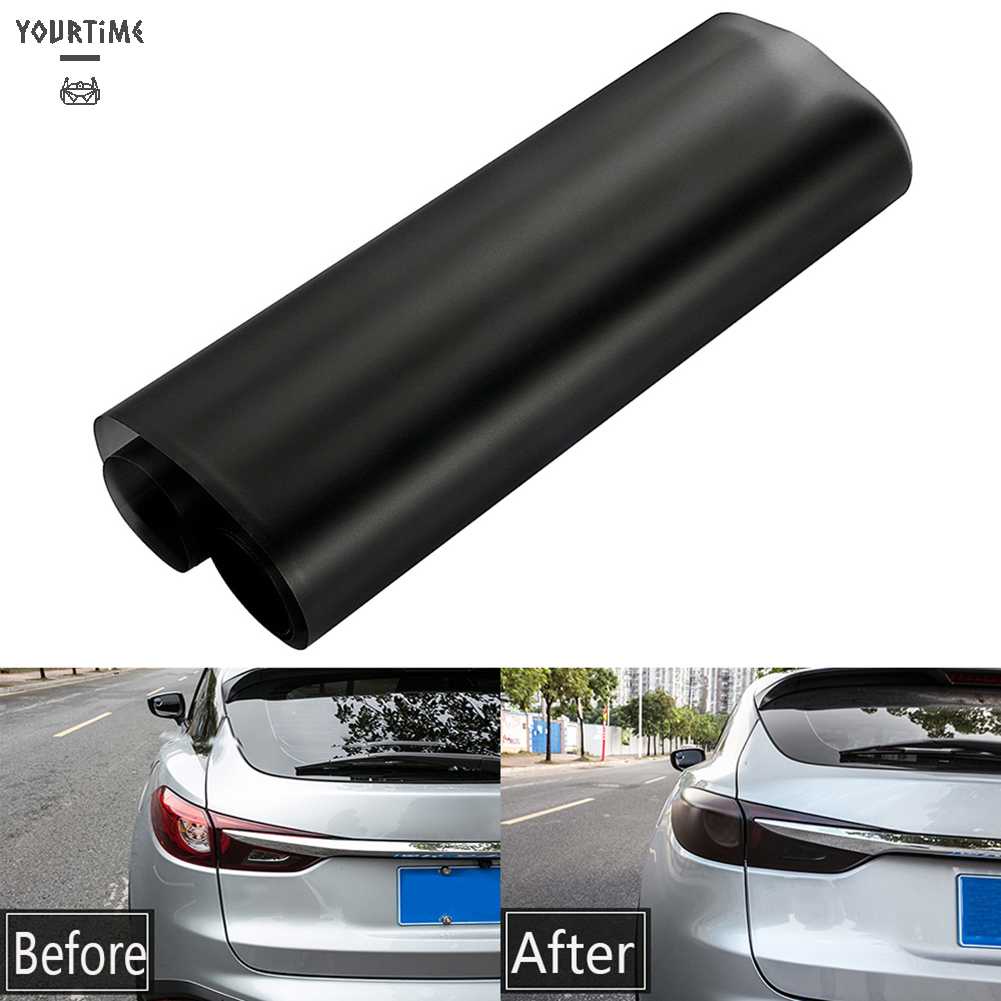 Miếng DáN Vinyl MàU Đen NháM ĐèN Pha Xe Hơi 30x100cm