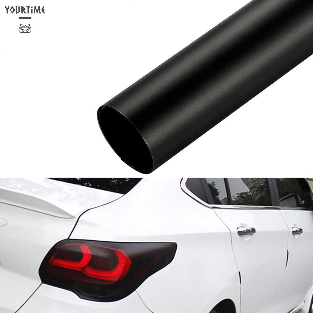 Miếng DáN Vinyl MàU Đen NháM ĐèN Pha Xe Hơi 30x100cm