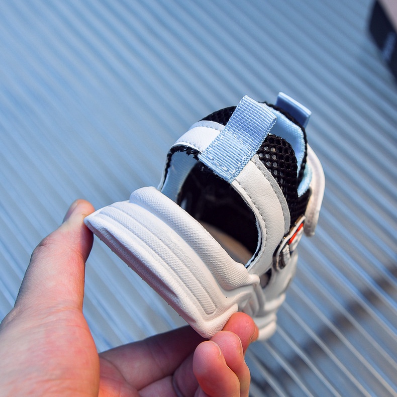 Giày Sandal Thể Thao Phối Lưới Rỗng Thời Trang Mùa Hè 2023 Cho Bé