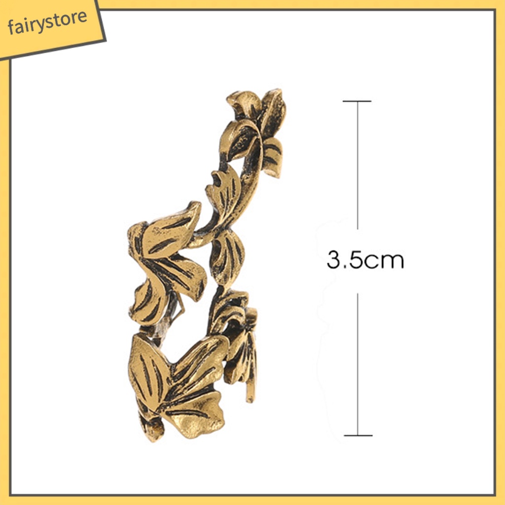 1 Khuyên Kẹp Vành Tai Hình Chiếc Lá Thời Trang Nữ