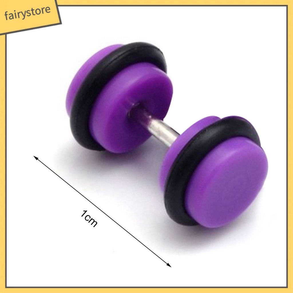 1 Bông Tai Hình Tròn Mini Thời Trang Dành Cho Nữ