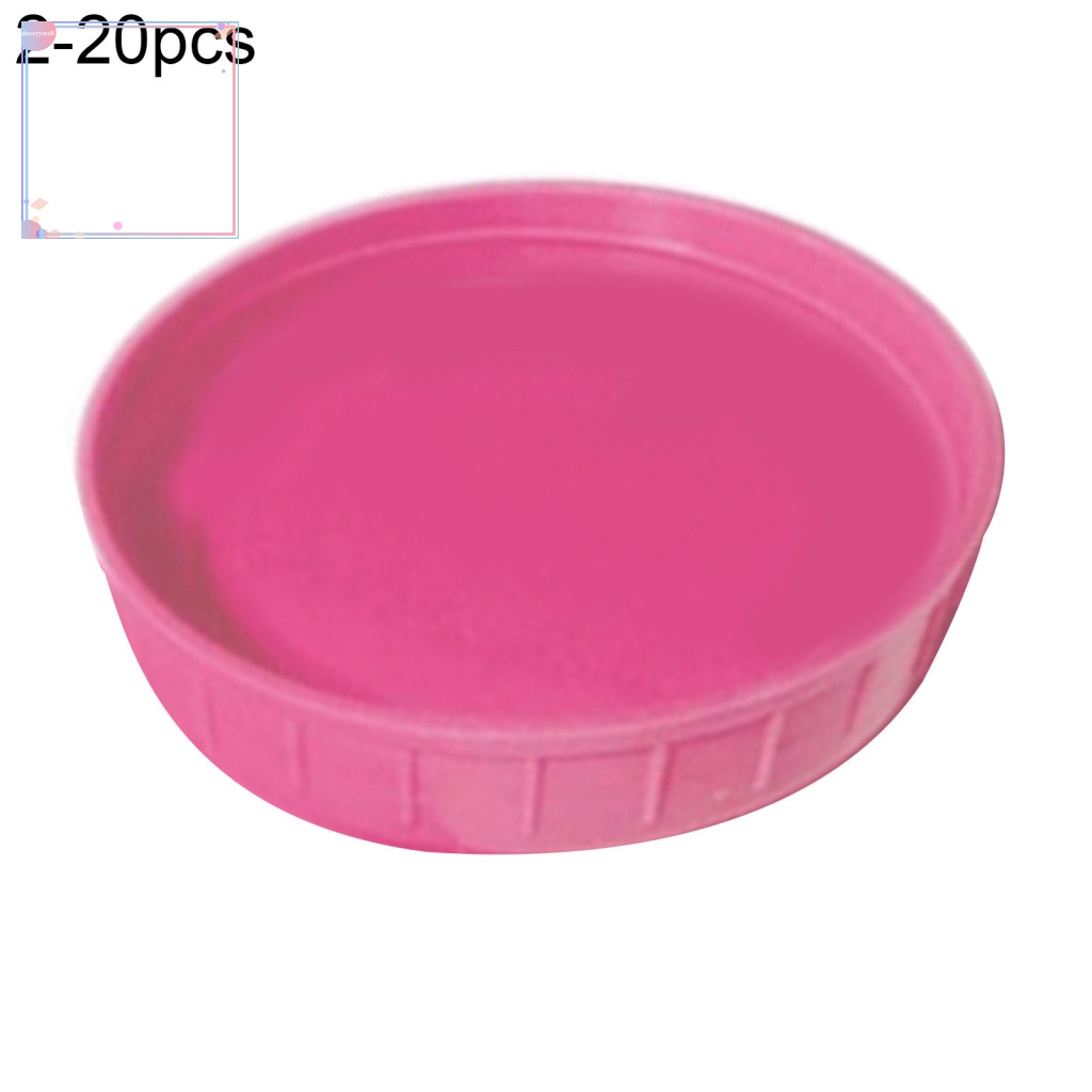 Set 20 Nắp Đậy Hộp Thủy Tinh / Kẹo Bằng Nhựa Hình Xoắn Ốc Cho Lọ Thủy Tinh Mason