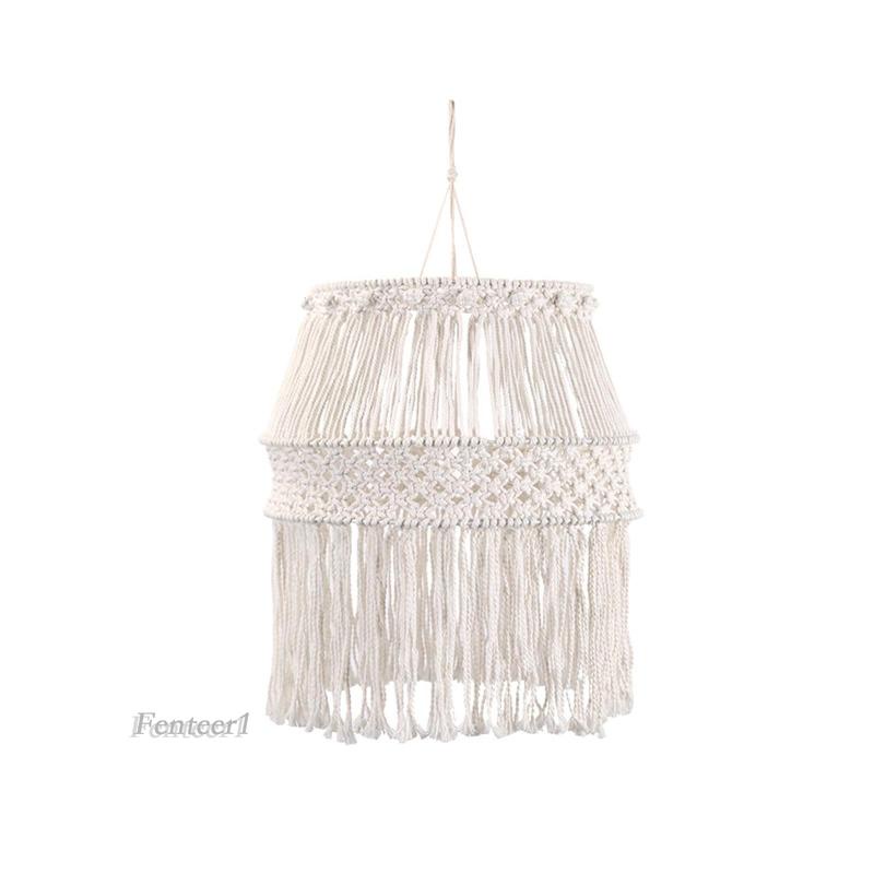 1 Vỏ Bọc Đèn Macrame Phong Cách Bohemian Trang Trí Nhà Cửa / Tiệc Cưới