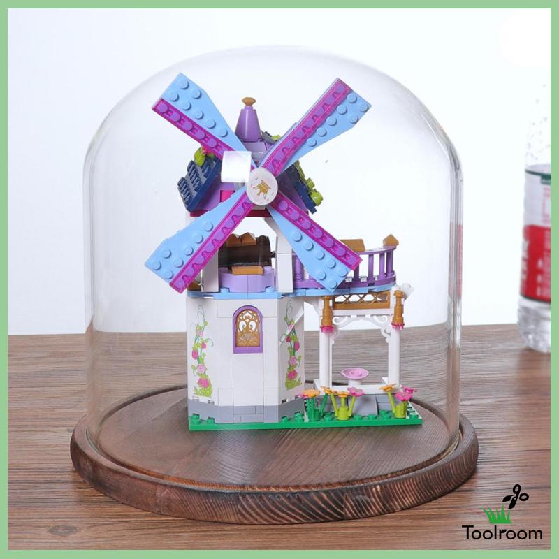 Giá Đỡ Cloche Mini Có Nắp Đậy Dùng Trang Trí Phong Cảnh