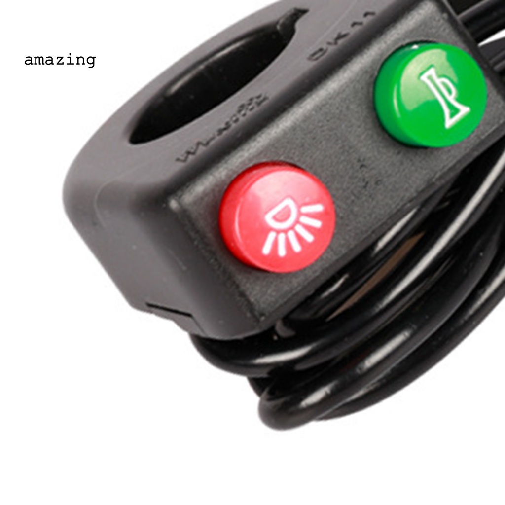 Công Tắc Đèn Và Còi Xe Đạp 2 Trong 1 Bằng Nhựa Trọng Lượng Nhẹ