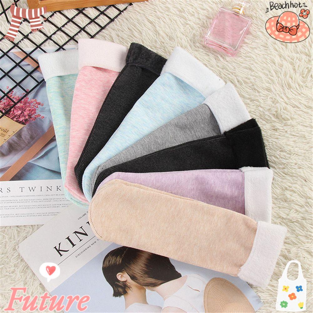 Tất Ngủ Cotton Giữ Nhiệt Không Đường May Phù Hợp Cho Mùa Đông