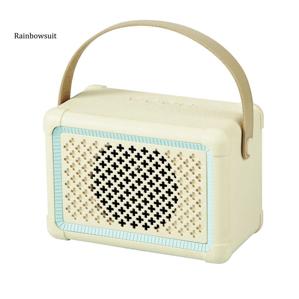 1 Bộ Loa Mini Âm Thanh Nổi Bằng ABS Phong Cách Vintage Cho Gia Đình