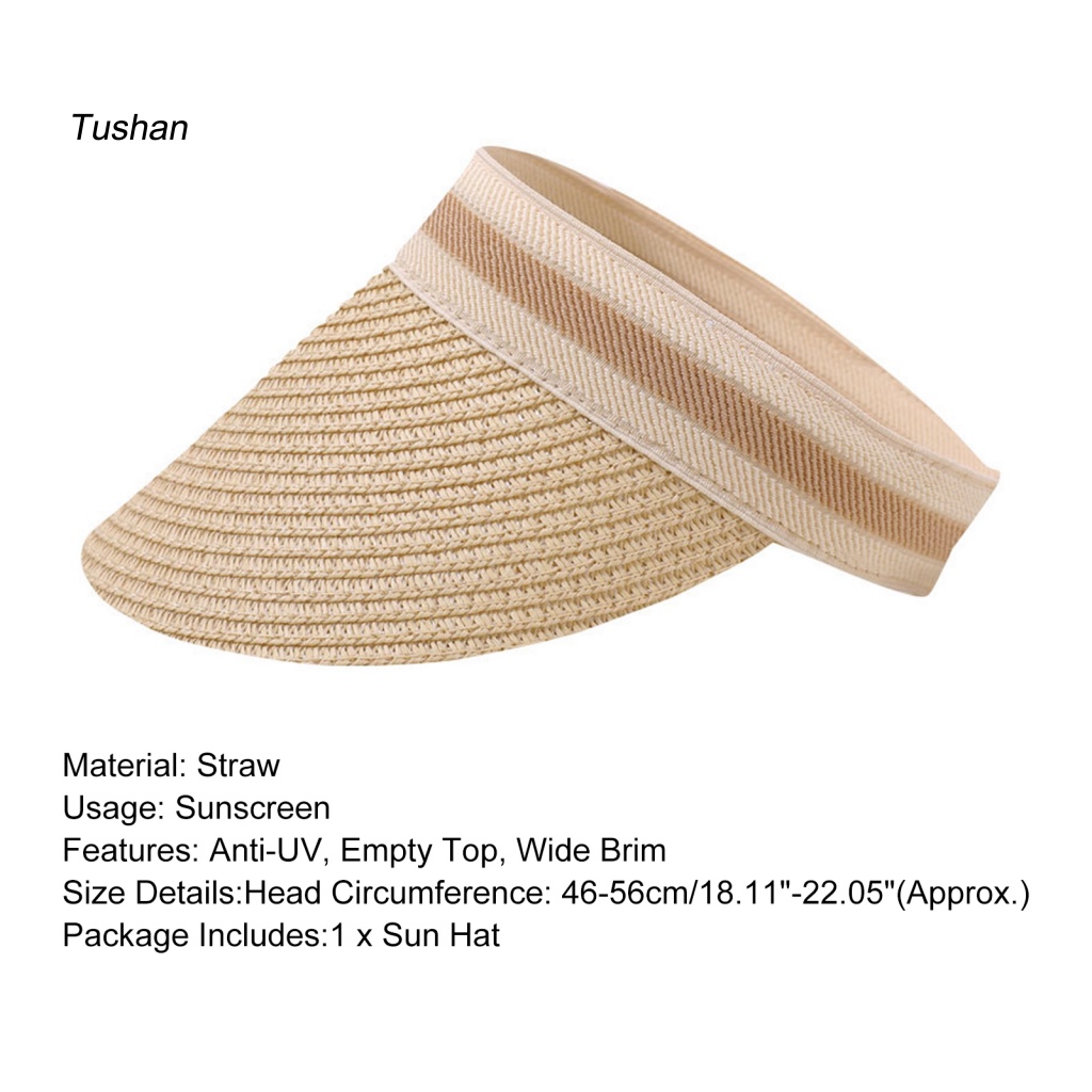 Nón Cối Rộng Vành Chống Nắng / Tia UV / Chống Trượt Thiết Kế Thoáng Khí Thời Trang Mùa Hè Cho Nữ