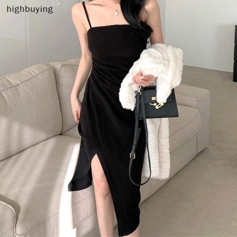 Hbvn Belle Đầm Không Tay Gấp Nếp Đơn Giản Đáng Yêu Phong Cách Đường Phố Hàn Quốc Hợp Thời Trang Cho Nữ