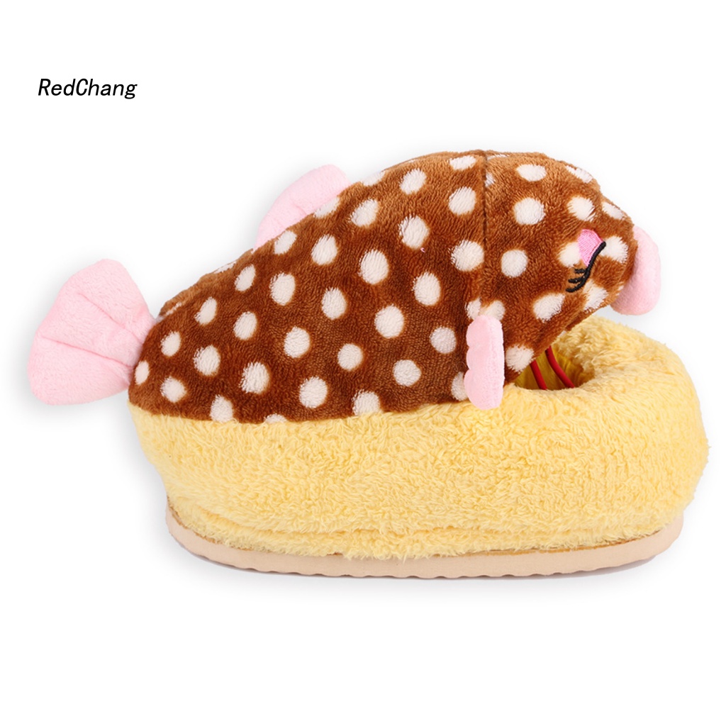 Rc ~ Phụ Kiện Giường Ngủ Vải Lông Xù Hình Chú Heo / Chuột Hamster Mùa Thu Đông